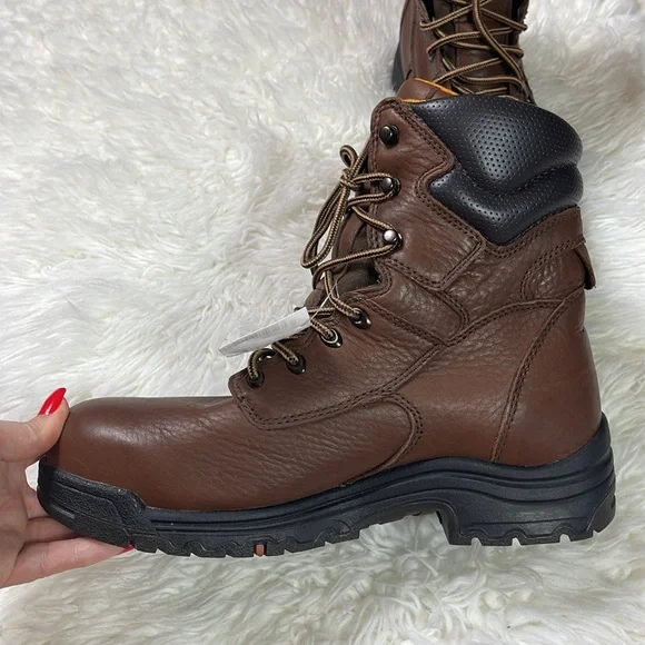 TIMBERLAND TiTAN 8" Alloy Toe Waterproof Work Boot Steel Toe - Picture 3 of 10